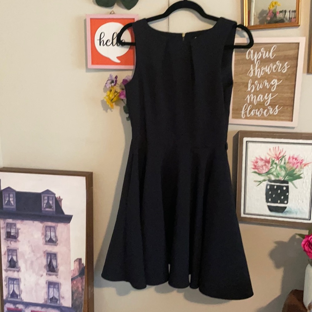 Black skater dress
